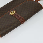 Celine Vintage Macadam Shoulder Bag Canvas and Leather - image 16