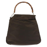 Gucci Vintage Bamboo Handle Bag Nylon - image 18