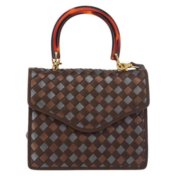 Bottega Veneta Intrecciato Handbag Leather - image 1