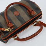 Fendi Vintage Pequin Convertible Boston Bag Coated Canvas Small - image 13