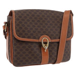 Celine Vintage Macadam Shoulder Bag Canvas and Leather - image 15