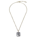 Chanel CC No.5 Pendant Necklace Metal - image 1