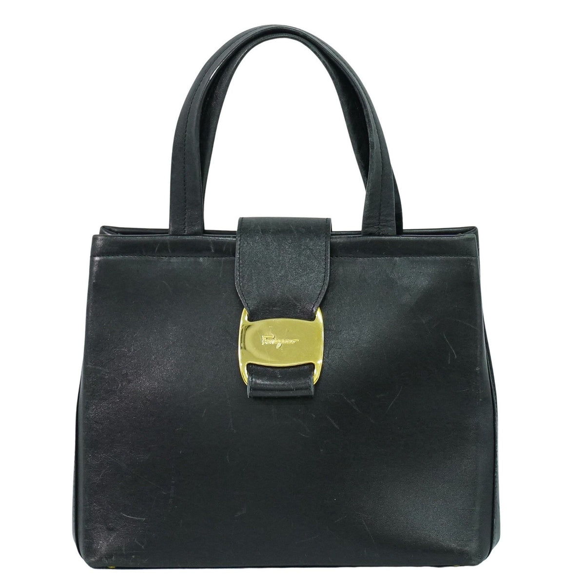 Salvatore Ferragamo Vala Handbag Leather - image 1