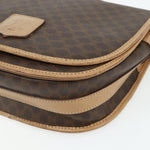 Celine Vintage Macadam Shoulder Bag Canvas and Leather - image 8