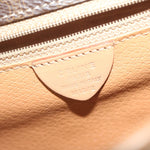 Celine Vintage Macadam Circle Logo Shoulder Bag Canvas and Leather - image 6