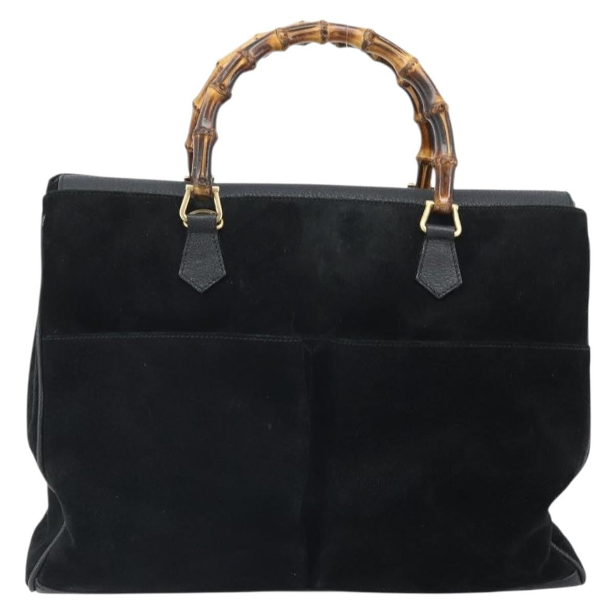 Gucci Bamboo tote bag Suede - image 1