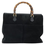 Gucci Bamboo tote bag Suede - image 1
