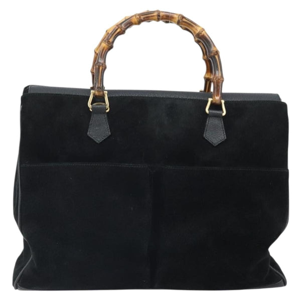 Gucci Bamboo tote bag Suede - image 1