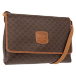 Celine Vintage Macadam Shoulder Bag Canvas Small - image 16