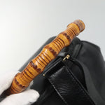 Gucci Vintage Bamboo Backpack Leather - image 16