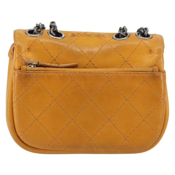 Chanel Chain Flap Bag Quilted Leather