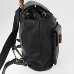 Gucci Vintage Bamboo Backpack Leather - image 4