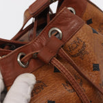 MCM Visetos Shoulder bag Canvas and Leather - image 19