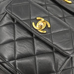 Chanel Duma Drawstring Backpack Quilted Leather Large - image 9
