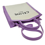 Celine Vertical Cabas Tote Canvas with Leather Small - image 8