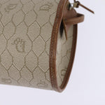 Christian Dior Vintage Honeycomb Shoulder Bag Canvas and Leather - image 10