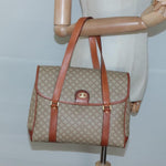 Celine Vintage Macadam Handbag Canvas and Leather - image 14