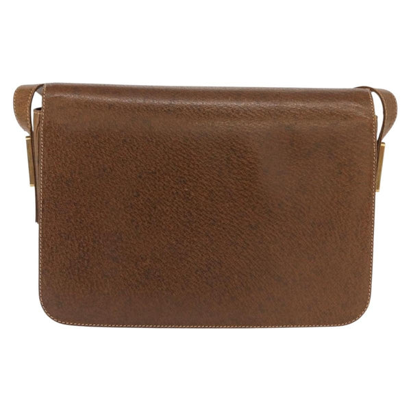 Gucci Vintage Flap Shoulder Bag Leather Small