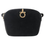 Salvatore Ferragamo Gancini Shoulder Bag Suede - image 17