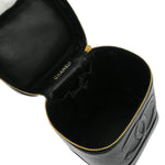 Chanel Vintage Timeless Cosmetic Case Caviar Small - image 9