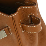 Hermes Kelly Handbag Brown Togo with Palladium Hardware 32 - image 15