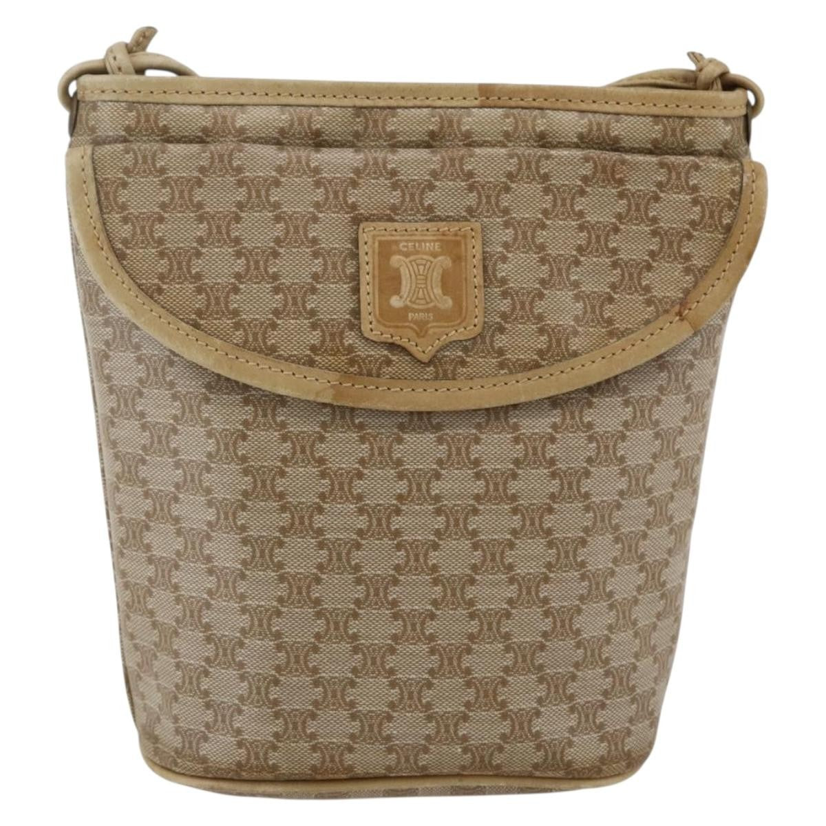 Celine Vintage Macadam Shoulder Bag Canvas Medium - image 1