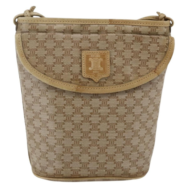 Celine Vintage Macadam Shoulder Bag Canvas Medium - image 1