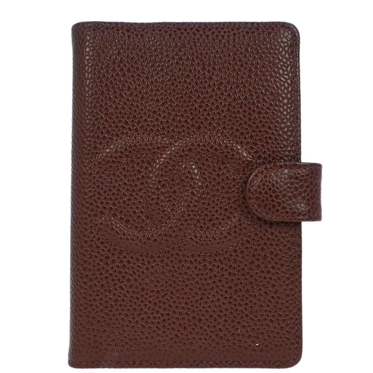 Chanel CC Bifold Wallet Quilted Caviar Compact - image 1