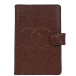 Chanel CC Bifold Wallet Quilted Caviar Compact - image 1