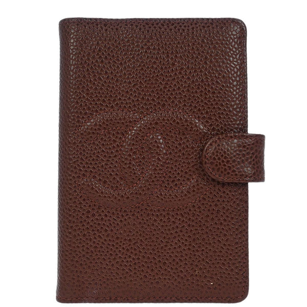 Chanel CC Bifold Wallet Quilted Caviar Compact - image 1