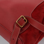 Gucci Vintage Bamboo Backpack Suede and Leather - image 20
