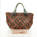 Miu Miu Chain Handle Bag Pleated Leather - image 12