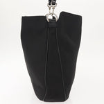 Gucci Vintage Bamboo Handle Open Hobo Nylon Medium - image 3