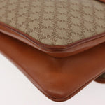 Celine Vintage Macadam Shoulder Bag Canvas and Leather - image 12