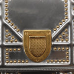 Christian Dior Ultra Matte Diorama Vertical Clutch on Chain Studded Leather - image 13