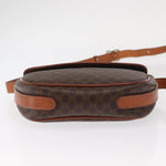 Celine Vintage Macadam Shoulder Bag Canvas and Leather - image 16
