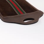 Gucci Vintage Web Sherry Line Handbag Suede - image 12
