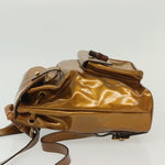 Gucci Vintage Bamboo Backpack Patent Mini - image 4