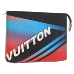 Louis Vuitton Toiletry Pouch Limited Edition Race Print Canvas 26 - image 15