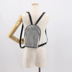 Celine Vintage Macadam Backpack Canvas and Leather - image 15