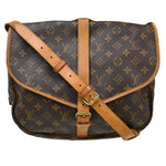 Louis Vuitton Saumur Handbag Monogram Canvas 35 - image 1