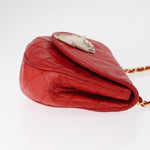 Chanel Camellia Rounded Clutch Satin and Leather - image 3