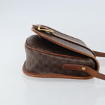 Celine Vintage Macadam Shoulder Bag Canvas and Leather - image 3