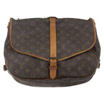 Louis Vuitton Saumur Handbag Monogram Canvas 35 - image 1