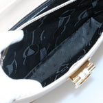 Salvatore Ferragamo Gancini Convertible Top Handle Bag Leather Mini - image 5