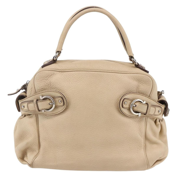 Salvatore Ferragamo Gancini handbag Leather
