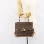 Celine Vintage Macadam Handbag Canvas - image 13