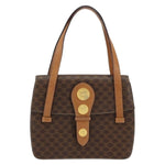 Celine Vintage Macadam Handbag Canvas and Leather - image 19