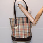 Burberry Nova Check Tote Canvas and Leather - image 13