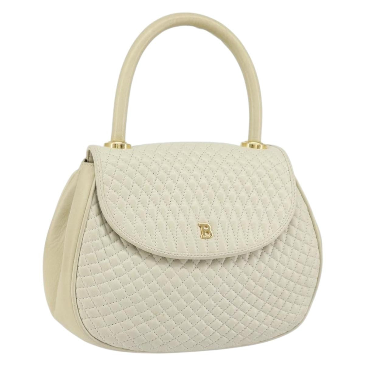 Bally Vintage Handbag Quilted Leather - image 1